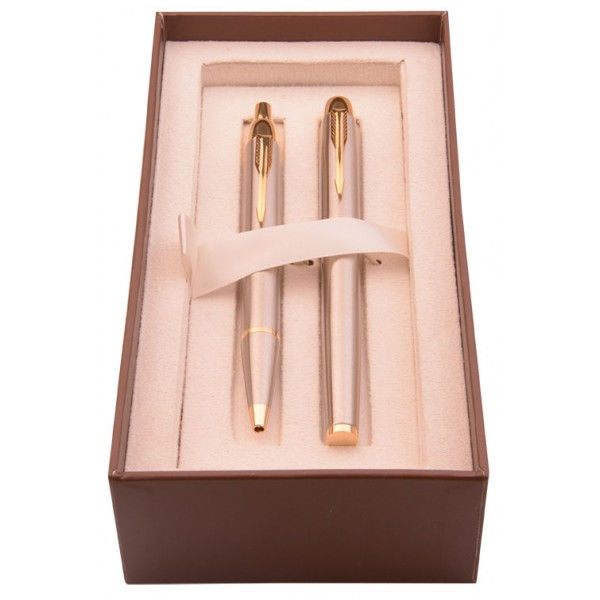 

Ручки в наборе Parker 20392Tb IM Brushed Metal GT 2 ручки