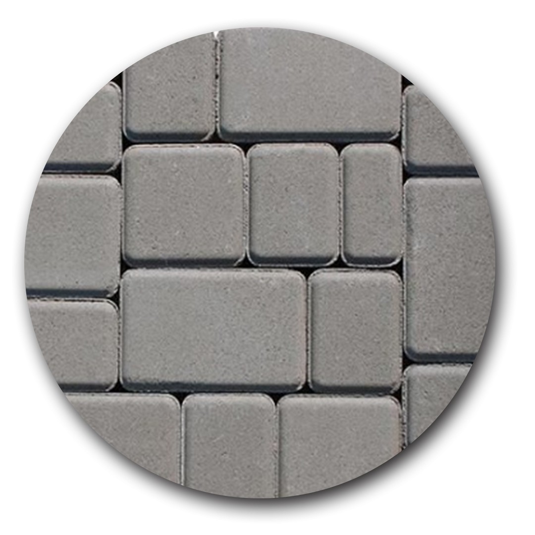 

Тротуарная плитка BKstone Старый город 6 см, Серая