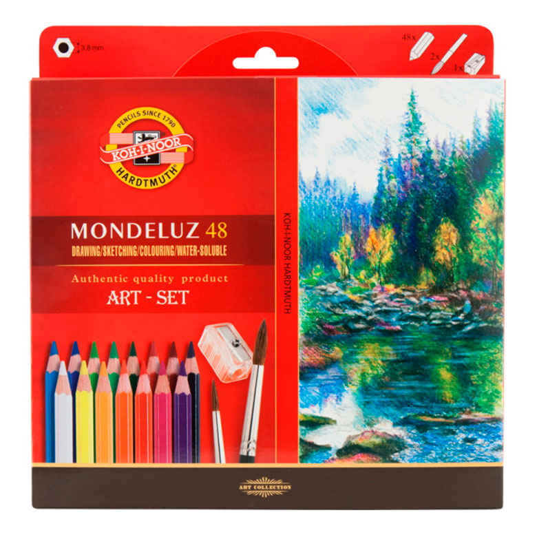 

Карандаши акварельные цветные Koh-i-Noor Mondeluz 48 цветов 3713