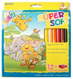 

Карандаши цветные Marco Jumbo Colorite Super Soft толстые 12 цветов с точилкой 1650-12CB