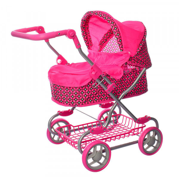 

Коляска для кукол Melogo 9680W (pink)