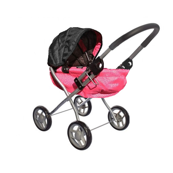 

Коляска для кукол Melogo 9325A (pink/black)