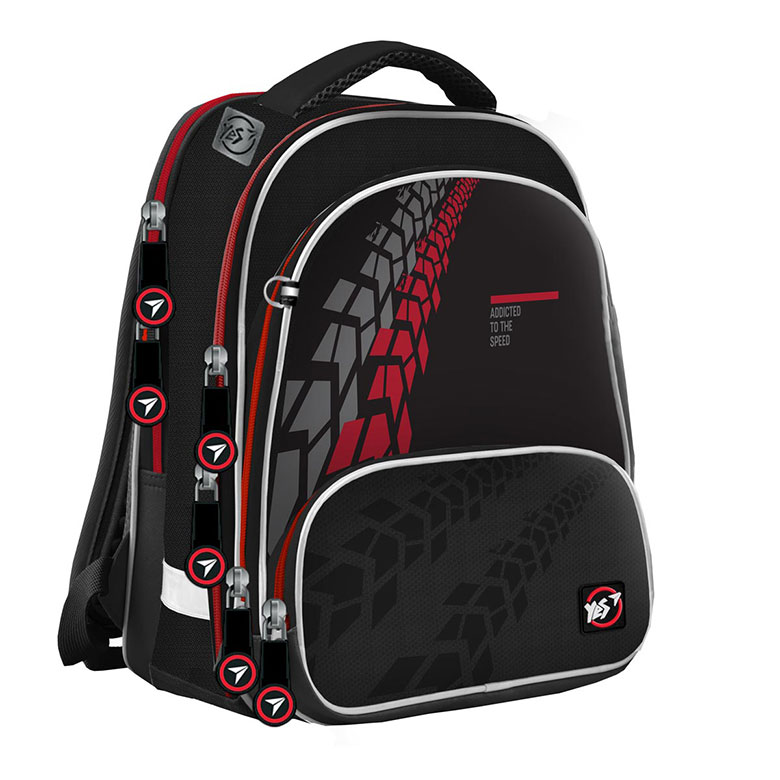 

Рюкзак школьный Yes 555481 S-30 Juno Ultra Tire tread 36*27*17см