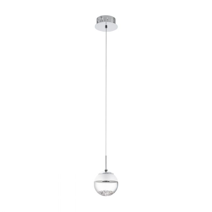 

Светильник подвесной MONTEFIO LED 5W хром/прозрачный 93708 EGLO