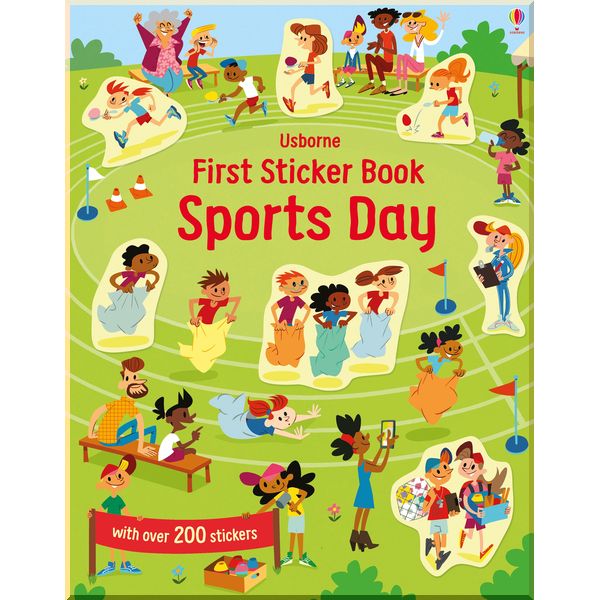 

Usborne First Sticker Book Sports Day. Usborne Publishing. ISBN:9781474968270