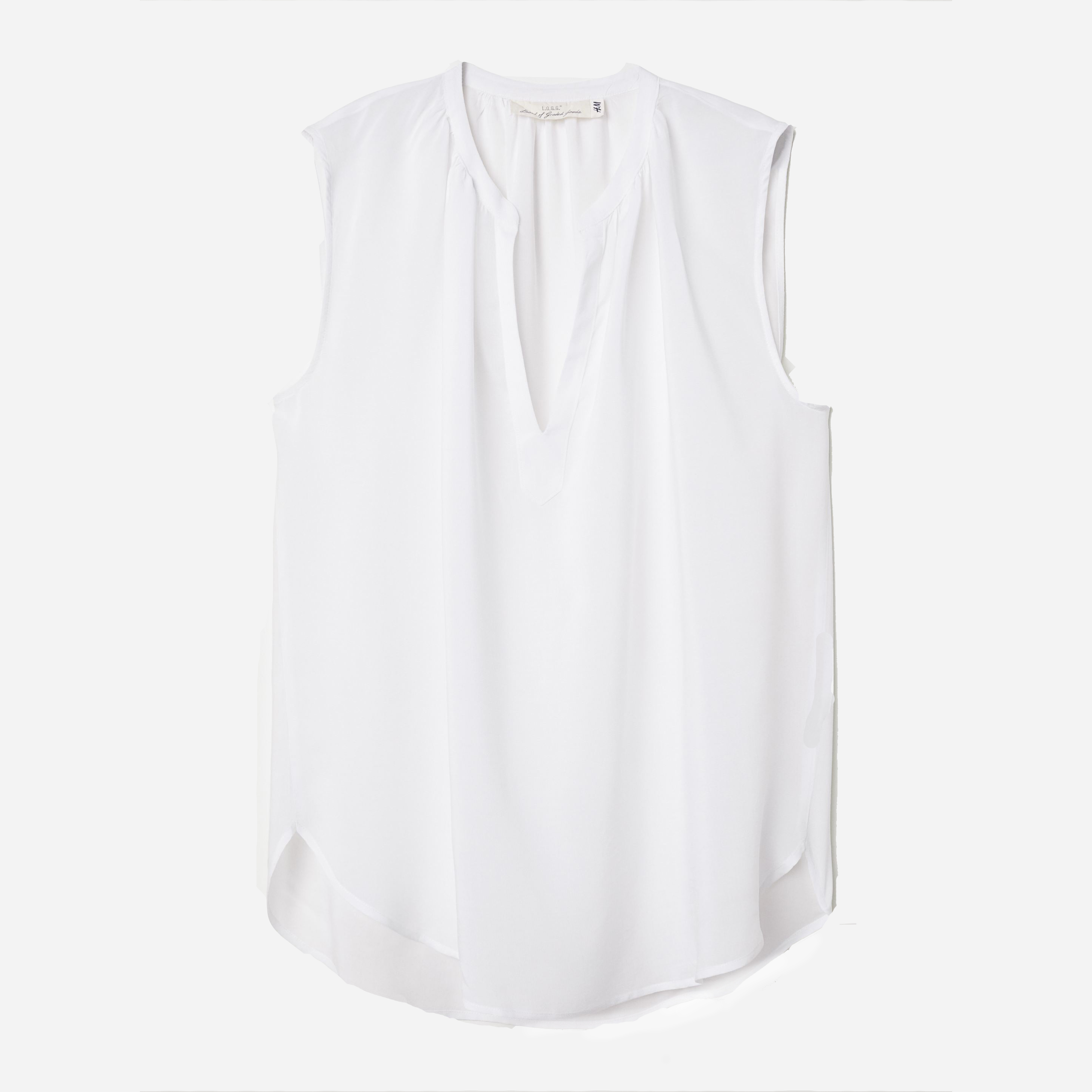 

Блузка H&M 0621972_бел_01  Белая, Блузка H&M 0621972_бел_01 32 Белая