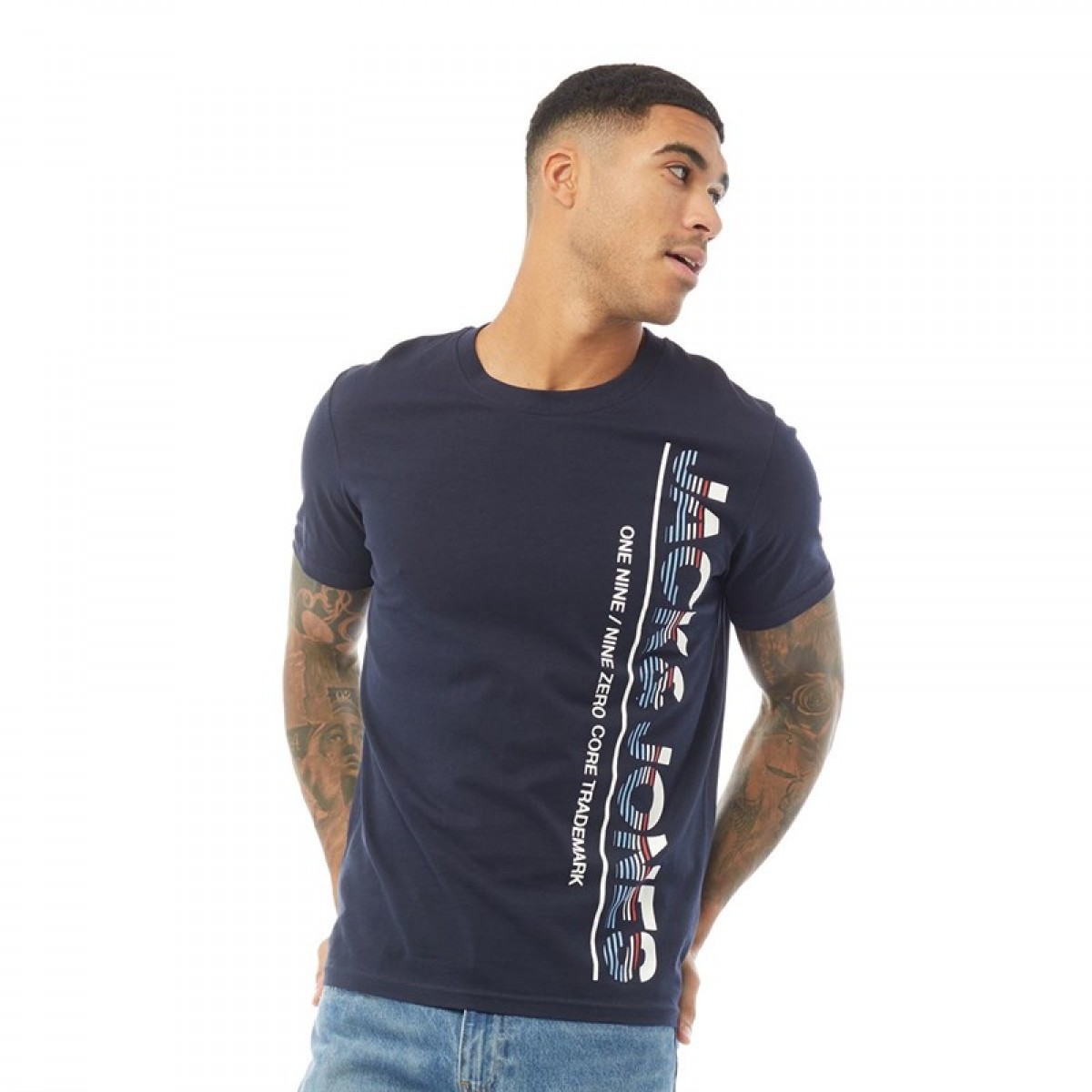 

Футболка JACK AND JONES Structure Sky Captain Navy,  (44, Футболка JACK AND JONES Structure Sky Captain Navy, S (44)