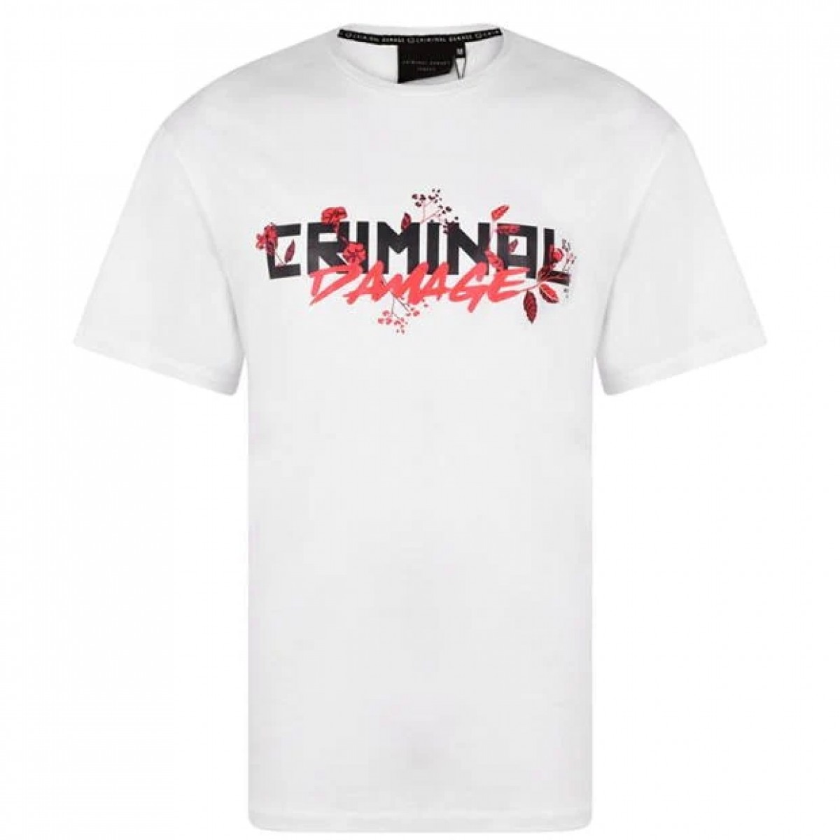 

Футболка Criminal Damage Flower Text WHITE/RED,  (44, Футболка Criminal Damage Flower Text WHITE/RED, S (44)