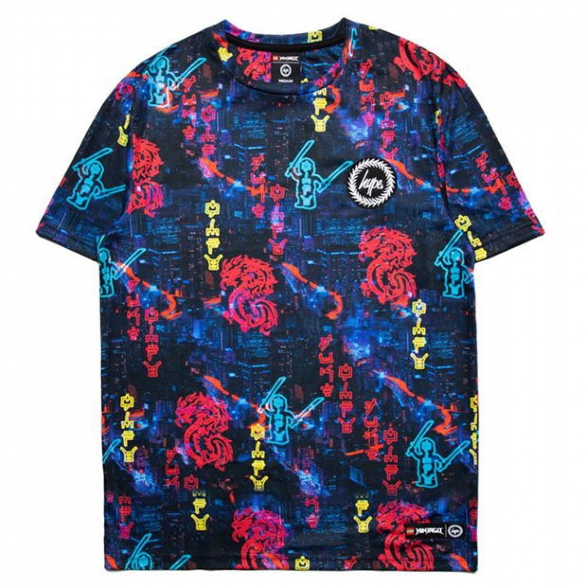 

Футболка Hype x LEGO Ninjango City T-shirt Black/Red,  (48, Футболка Hype x LEGO Ninjango City T-shirt Black/Red, L (48)