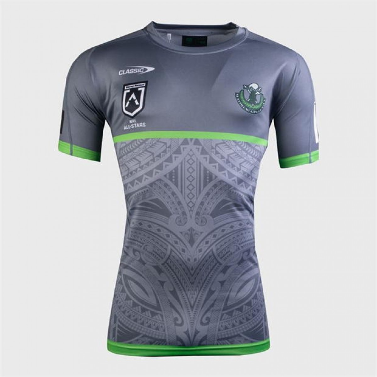 

Футболка Classic Sportswear Maori Grey/Green, S (44)