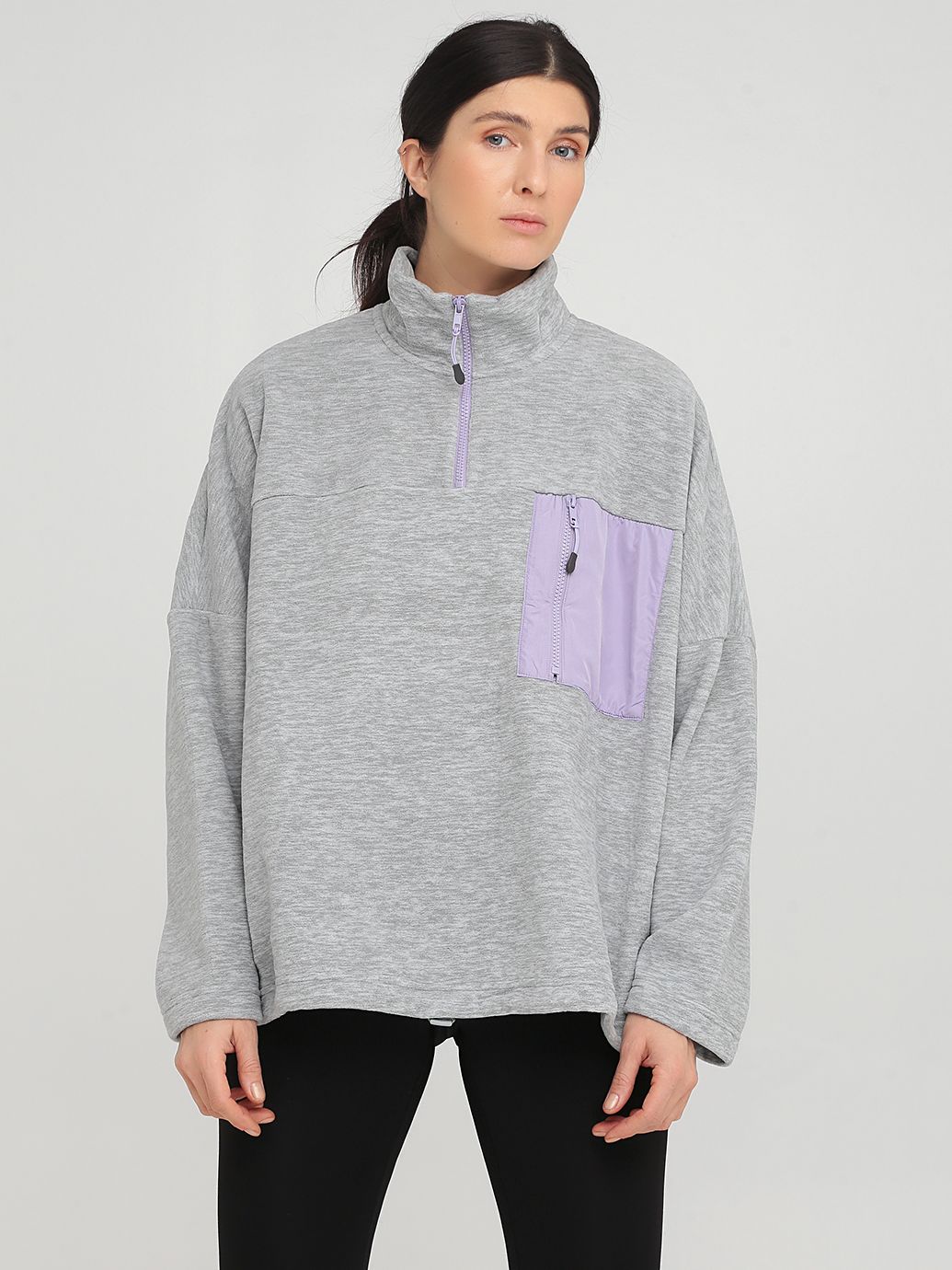 

Толстовка Monki 0694047_серая.фиолет.карман  Серая, Толстовка Monki 0694047_серая.фиолет.карман L Серая