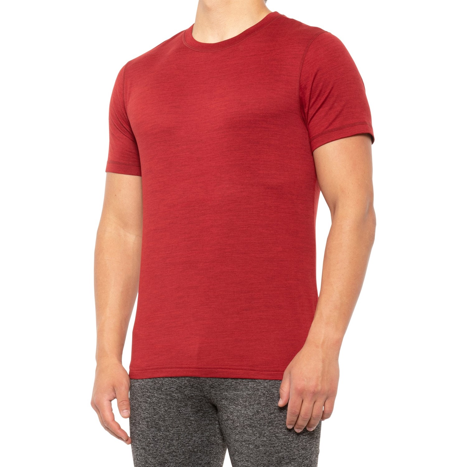

Футболка Gaiam Everyday Basic Crew T-Shirt - Sun Dried Tomato Htr, S (44)