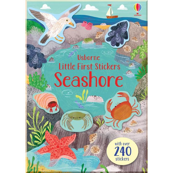 

Usborne Little First Stickers Seashore. Usborne Publishing. ISBN:9781474968225