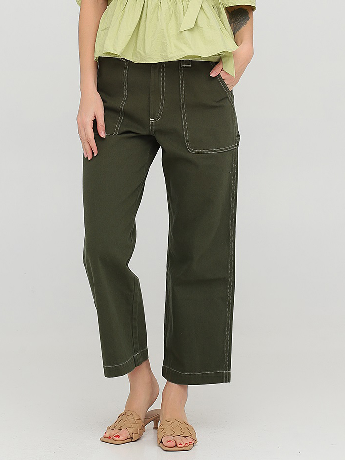 

Джинсы Monki 0731684_тем.зел W27 Темно-зеленые