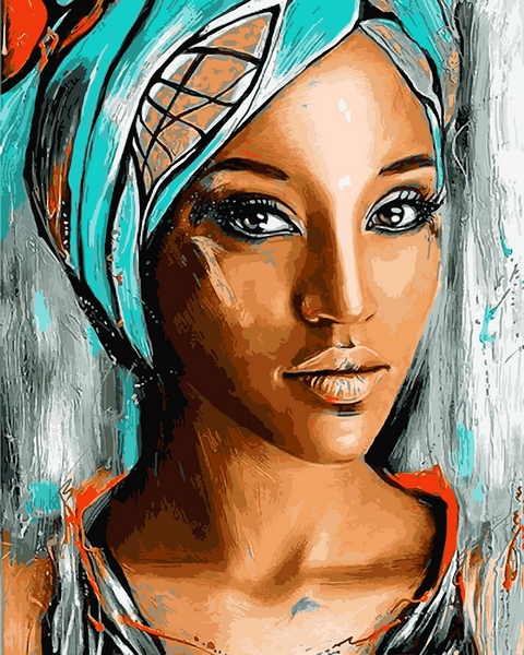 

Восточная красавица Художник Siena Summers. Babylon 40x50