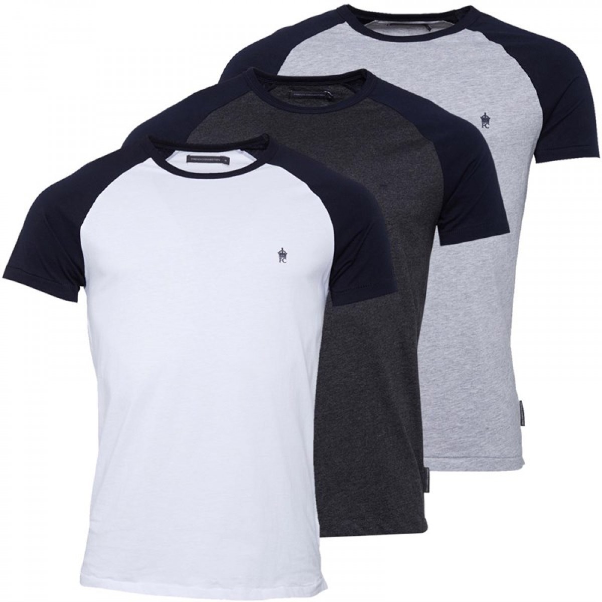 

Футболка French Connection Raglan s Three Pack Multi 1 Charcoal Melange/Light Grey Melange/White Charcoal Marl,  (46, Футболка French Connection Raglan s Three Pack Multi 1 Charcoal Melange/Light Grey Melange/White Charcoal Marl, M (46)