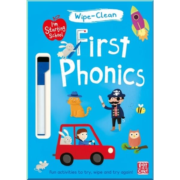 

Pat-a-cake I'm Starting School: Wipe-Clean First Phonics. Becky Down. ISBN:9781526380111