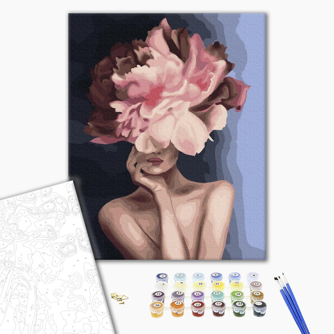 

Изящный цветок. Картина по номерам на холсте. Brushme 40x50