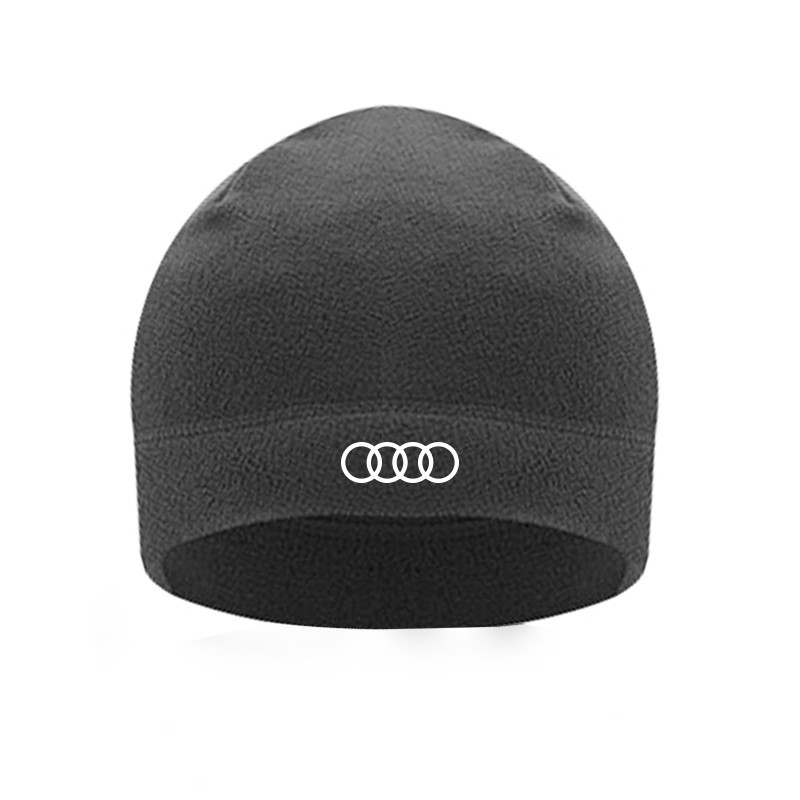 

Флисовая шапка серая Audi, размер универсальный