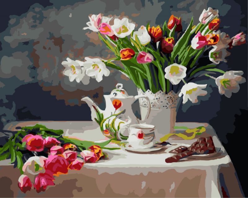 

Прекрасное утро. Роспись по номерам. Brushme 40x50