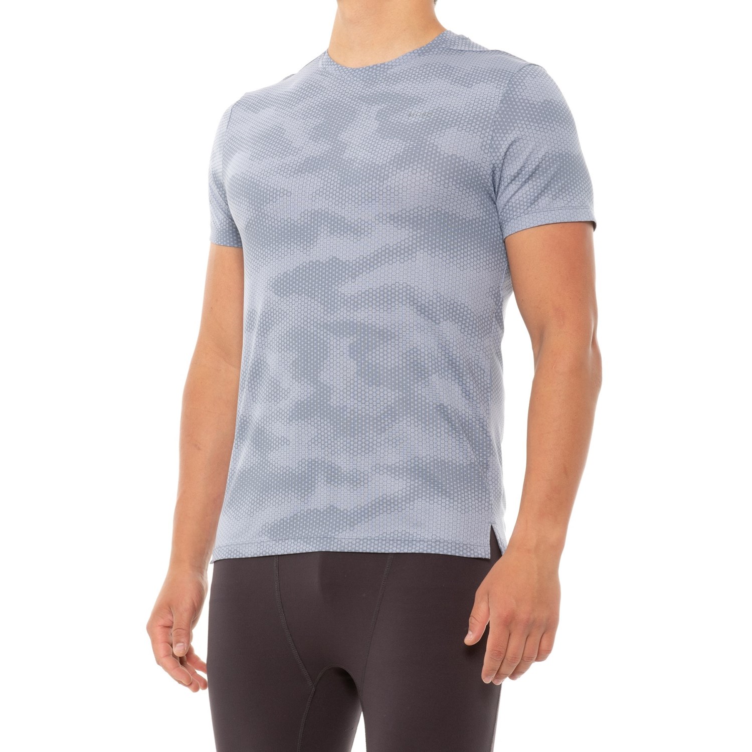 

Футболка Skora Combat Print Running T-Shirt - Glacier, S (44)