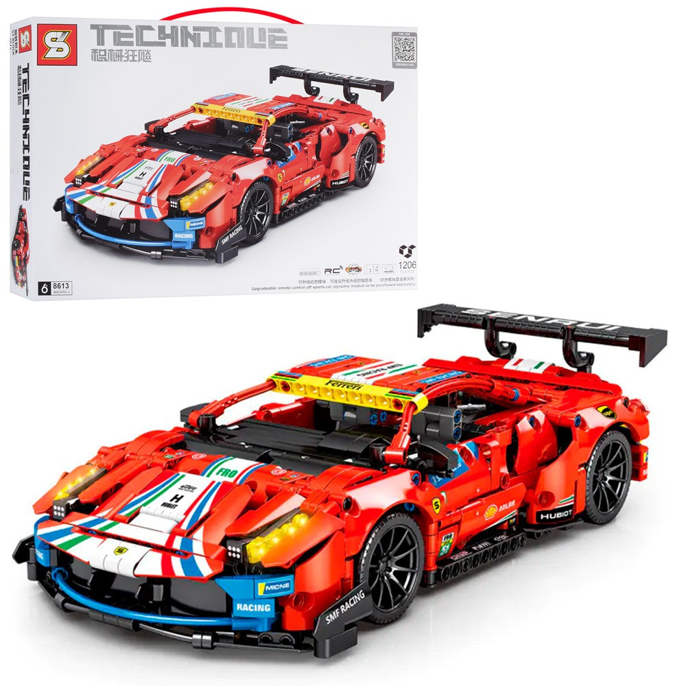 

Конструктор SENCO SY8613 ТЕХНИК - Ferrari 488 GTE (1 206 дет.)