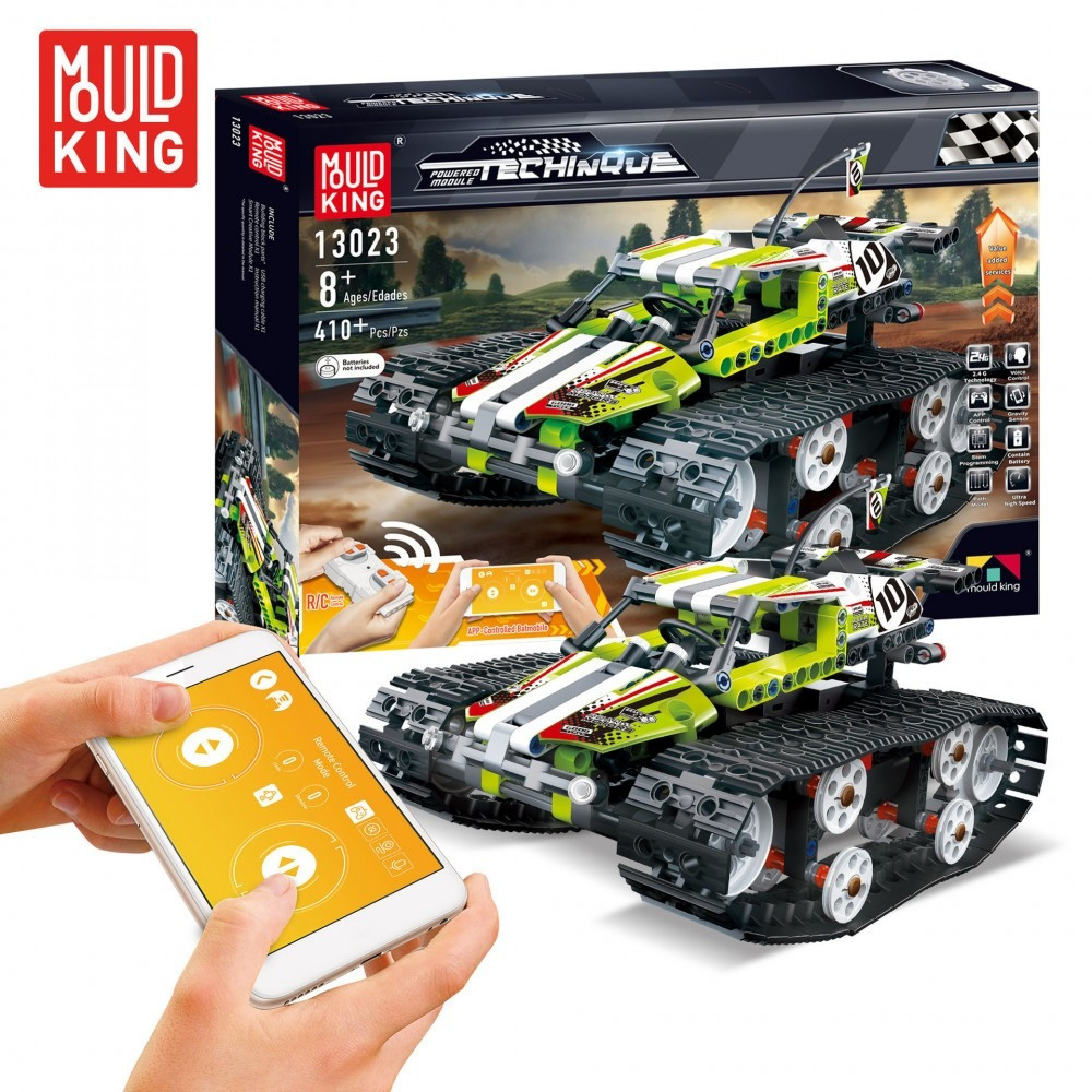 

Конструктор Mould King 13023 ТЕХНИК - Вездеход на радиоуправлении (410 дет.)