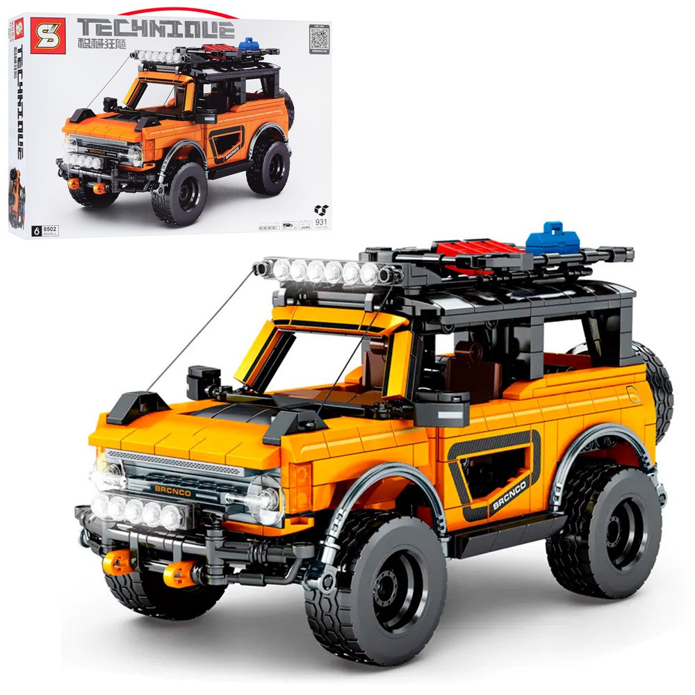 

Конструктор SENCO SY8502 ТЕХНИК - FORD Bronco (931 дет.)