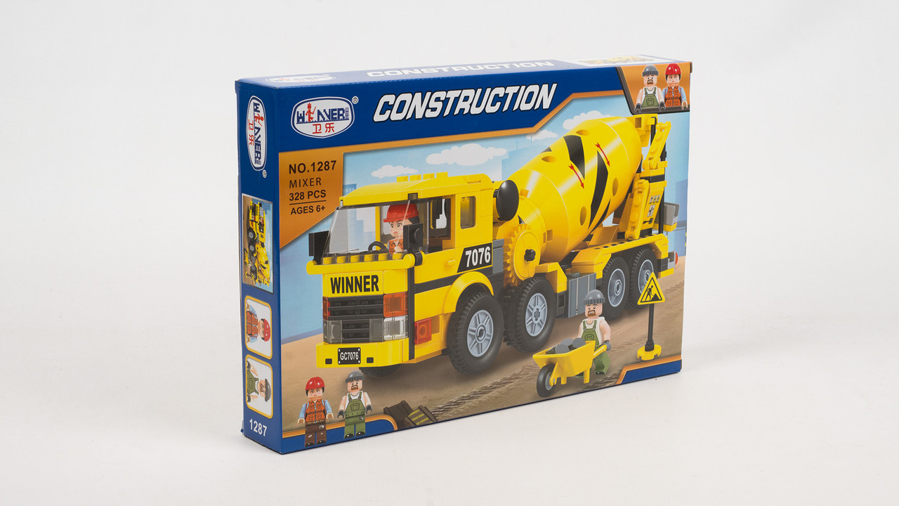 

Конструктор WINNER 1287 TECHNIC - Бетономешалка (328 дет.)