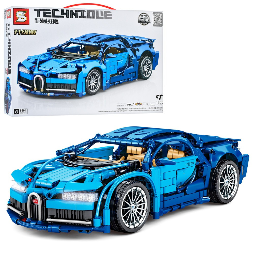 

Конструктор SENCO SY8604 ТЕХНИК - Bugatti Chiron (1 220 дет.)