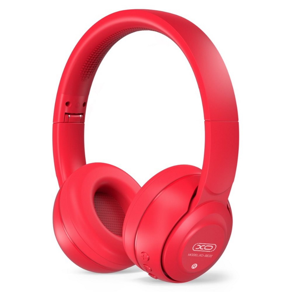 

Беспроводные накладные наушники блютуз с микрофоном XO BE22 Bluetooth Красный