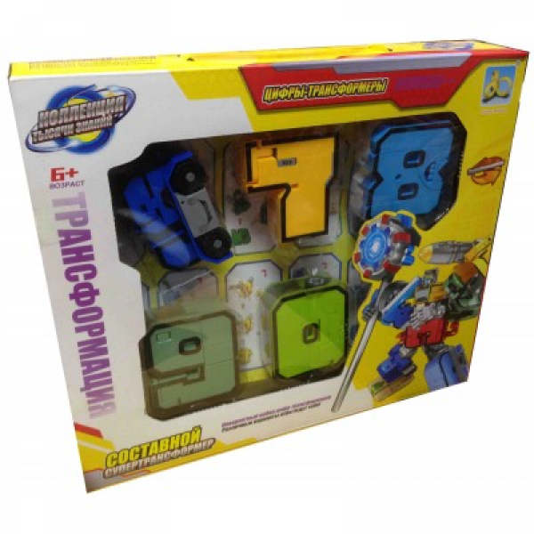

Игровой набор KA TOY цифровые трансформеры 188-36 математические знаки от 6 до 0