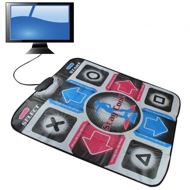 

Танцевальный музыкальный коврик для телевизора и компьютера X-treme Dance Pad Platinum (0196)