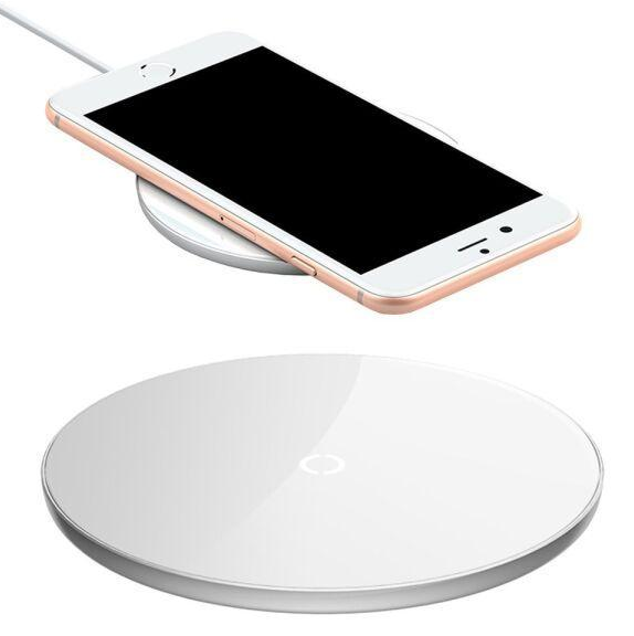 

Беспроводная Зарядка QI Baseus Simple Wireless Charger Белый (CCALL-JK02)