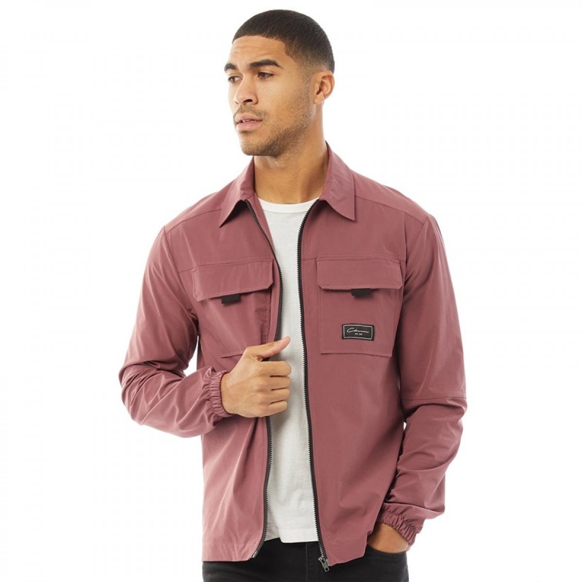 

Рубашка Closure London Tech Utility Overshirt Burgundy Burgundy,  (46, Рубашка Closure London Tech Utility Overshirt Burgundy Burgundy, M (46)