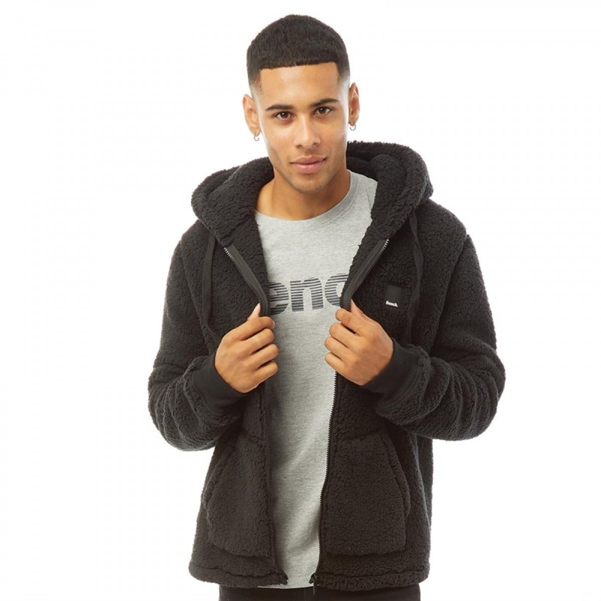 

Толстовка Bench Tommy Borg Zip Through Black Black,  (44, Толстовка Bench Tommy Borg Zip Through Black Black, S (44)
