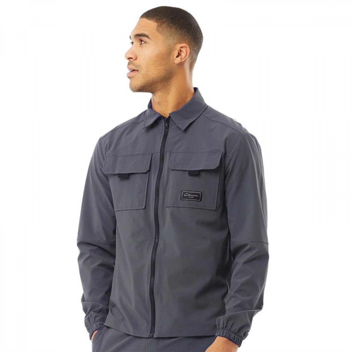 

Рубашка Closure London Tech Utility Overshirt Charcoal Charcoal,  (46, Рубашка Closure London Tech Utility Overshirt Charcoal Charcoal, M (46)