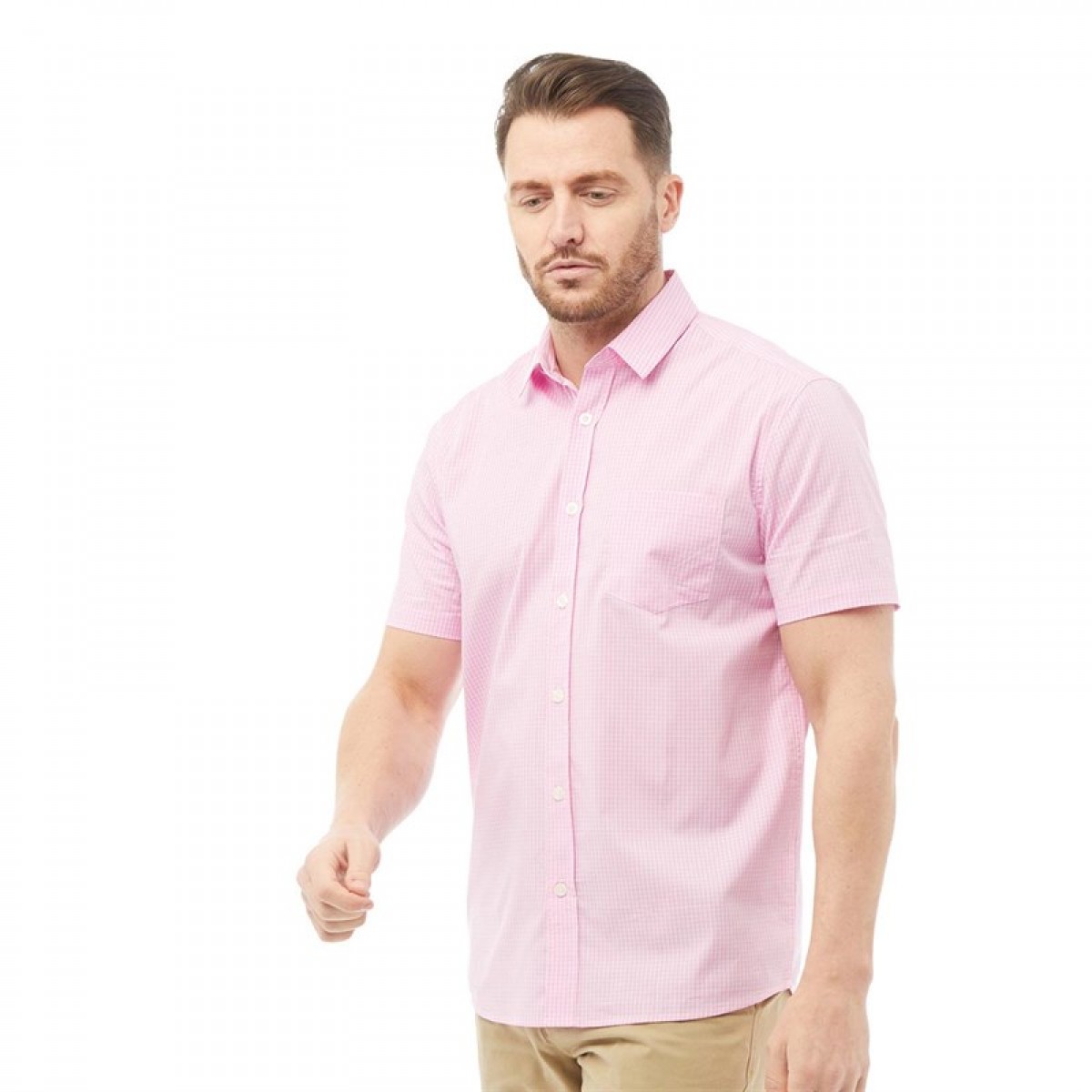 

Рубашка Onfire Checked Short Sleeve Shirt Pink Pink,  (48, Рубашка Onfire Checked Short Sleeve Shirt Pink Pink, L (48)