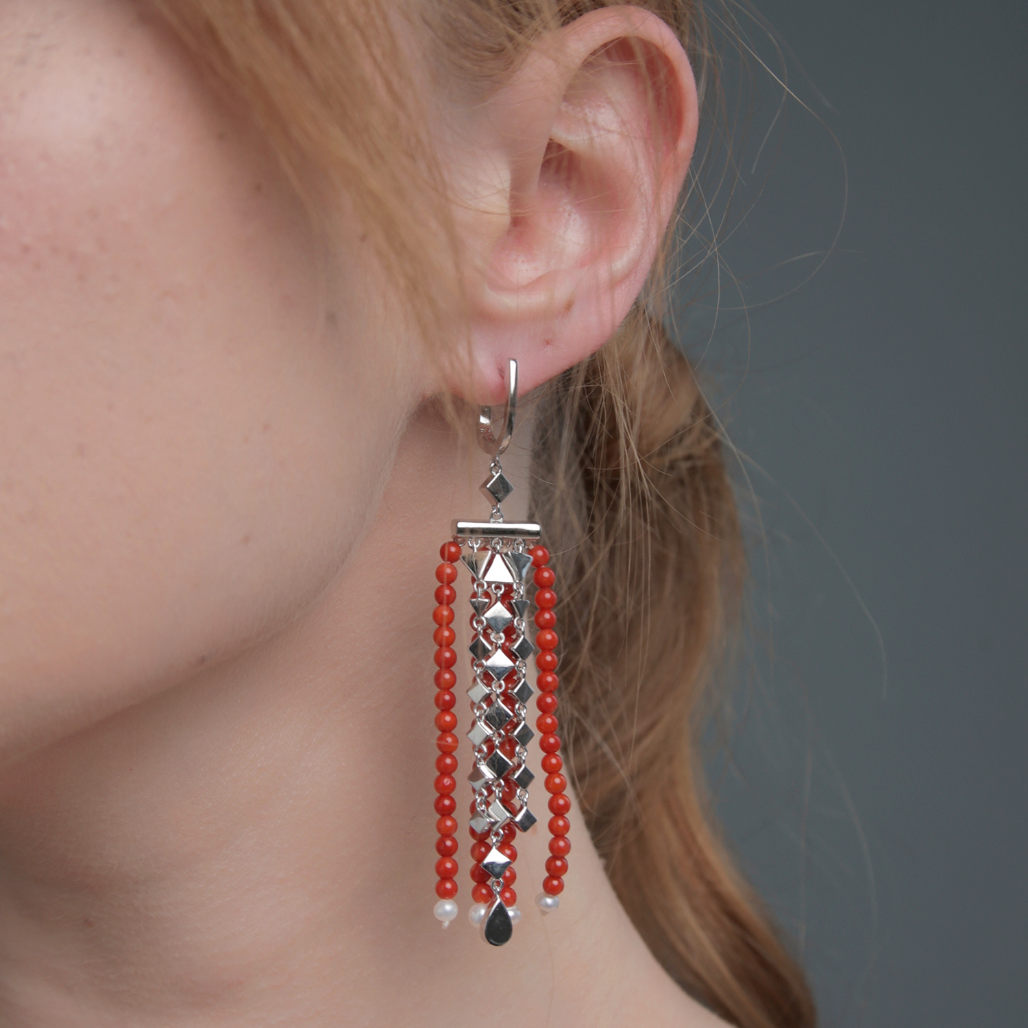 

Сережки из серебра 3389379
