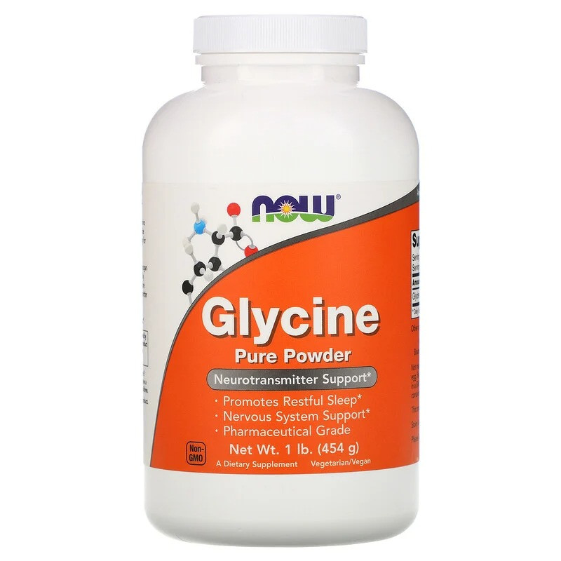 

Глицин Now Foods Glycine чистый порошок 454 г