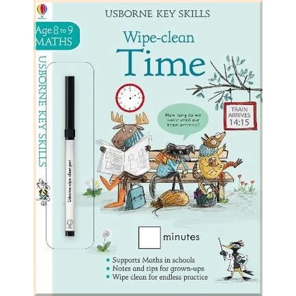 

Usborne Wipe-Clean Time. Holly Bathie Magda Brol. ISBN:9781474951081