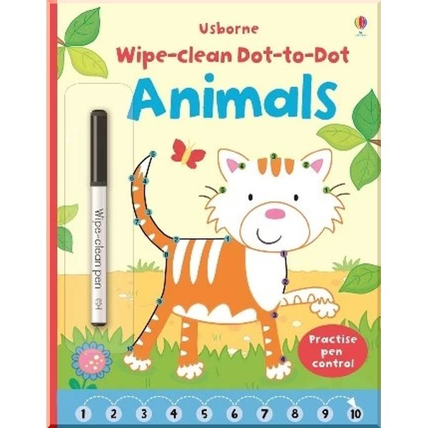 

Usborne Wipe-Clean Dot-to-Dot Animals. Katrina Fearn. ISBN:9781409587521