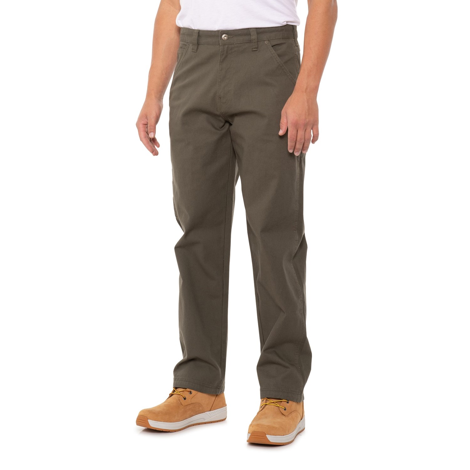 

Брюки Smith's Workwear Duck Canvas Carpenter - Relaxed Fit Black Olive, 40W 32L