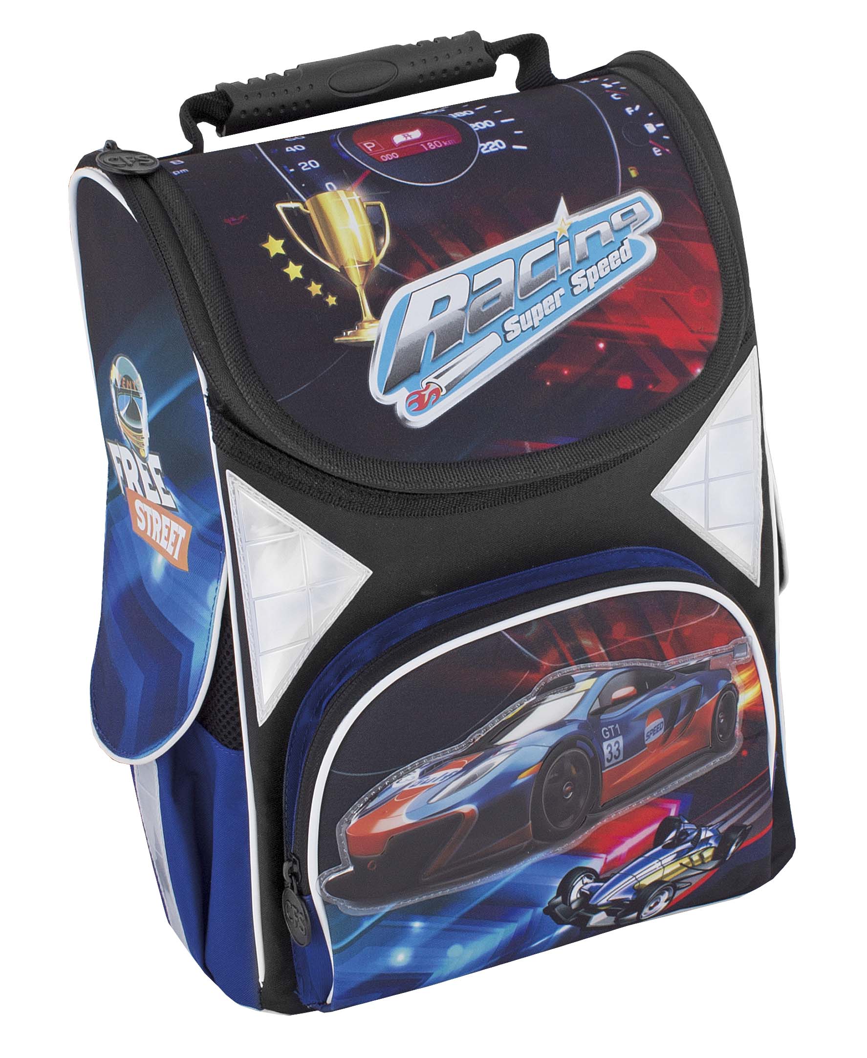 

Рюкзак школьный каркасный Cool For School CF85421 Racing