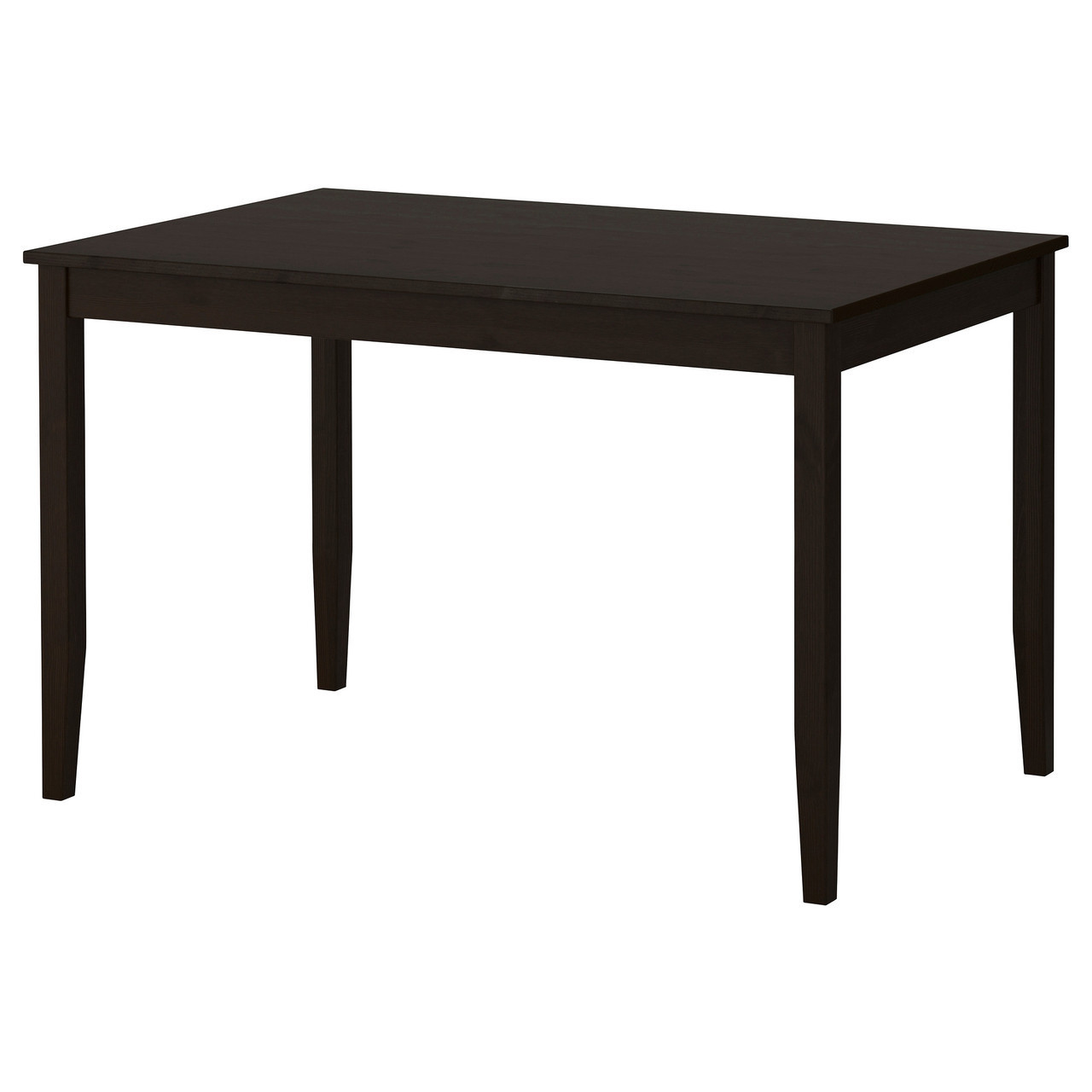 

Стол IKEA LERHAMN черно-коричневый (604.443.01)