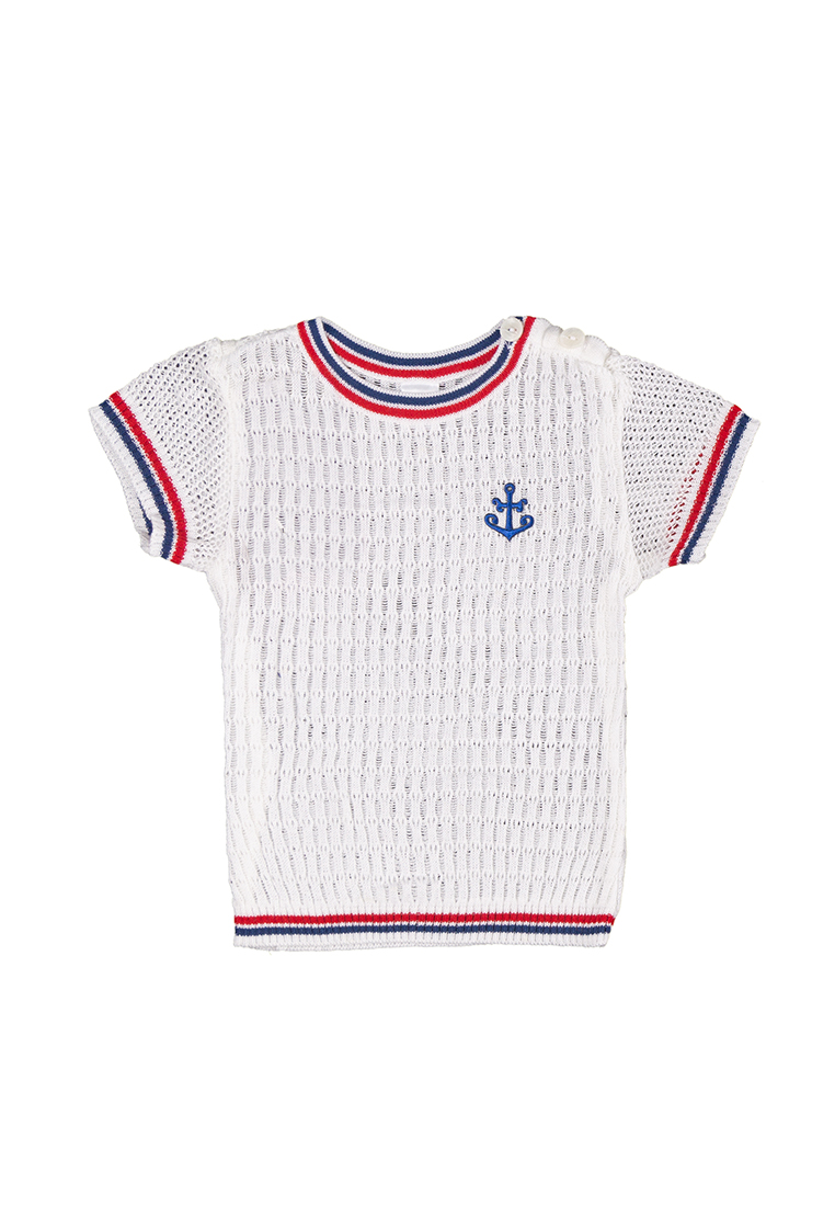 

Джемпер для мальчика Mari-Knit 1222 р60 116см белый 15427