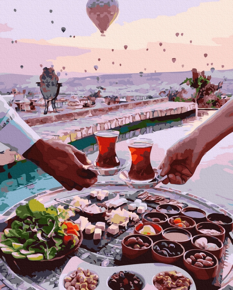 

Картина по номерам Чаепитие в Каппадокии, 40 х 50 см (BK-GX40145) (Без коробки)