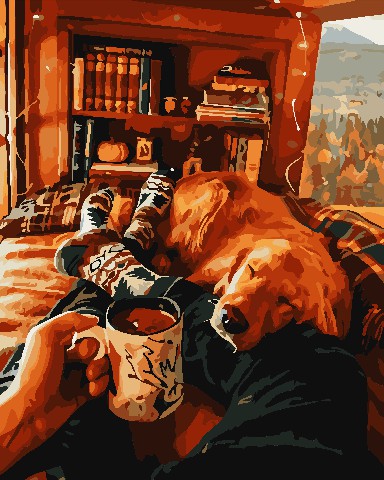 

Картина по номерам ArtStory Вечер с другом, 40 х 50 см (AS0736)
