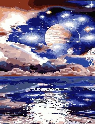

Картина по номерам ArtStory Космический пейзаж, 50 х 65 см (AS0828)