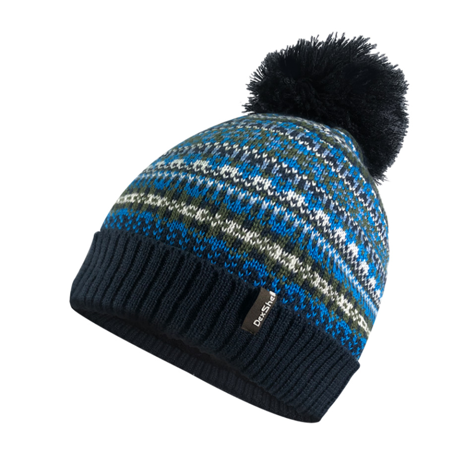 

Шапка водонепроницаемая Dexshell Beanie Fair Isle, р-р L/XL (58-60 см), синий
